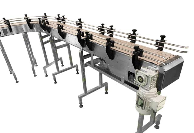 Curve Table Top Chain Conveyor